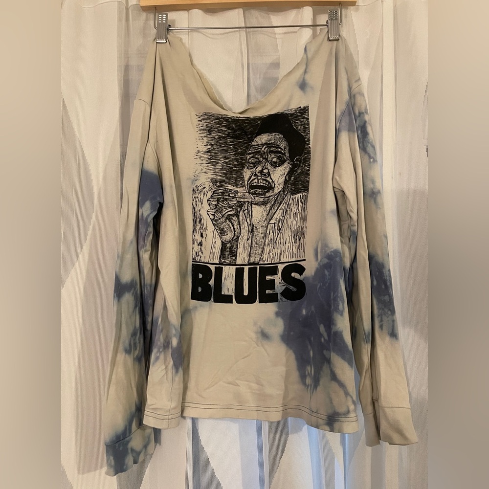 Very Cool “Blues” Tie-Dye Long Sleeve